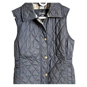 LL Bean quilted riding vest